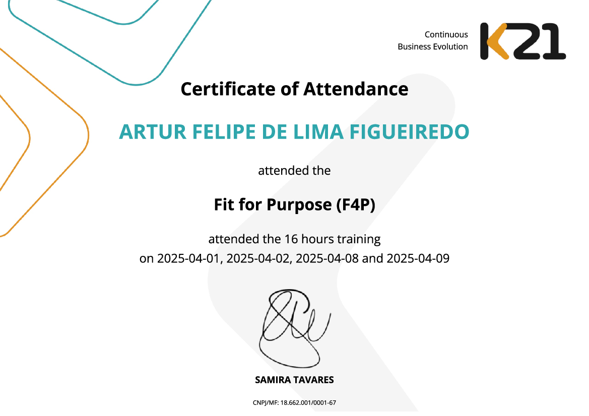 Certificado K21
